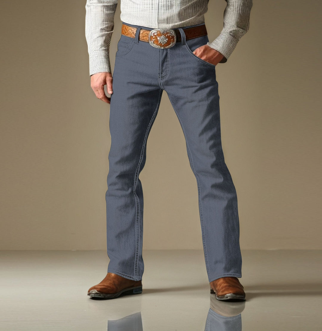 Men's Side Pocket Straight Leg Solid Color Pants 9945639911608