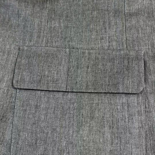 Men's Casual Cotton Linen Notch Lapel Single-breasted Slim-fit Blazer 9923553722552