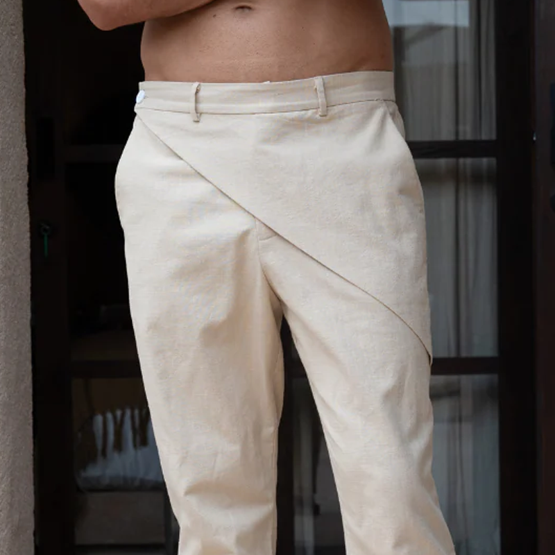 Men's Spring And Summer Fashion Cotton Blended Design Casual Pants DTT25070912