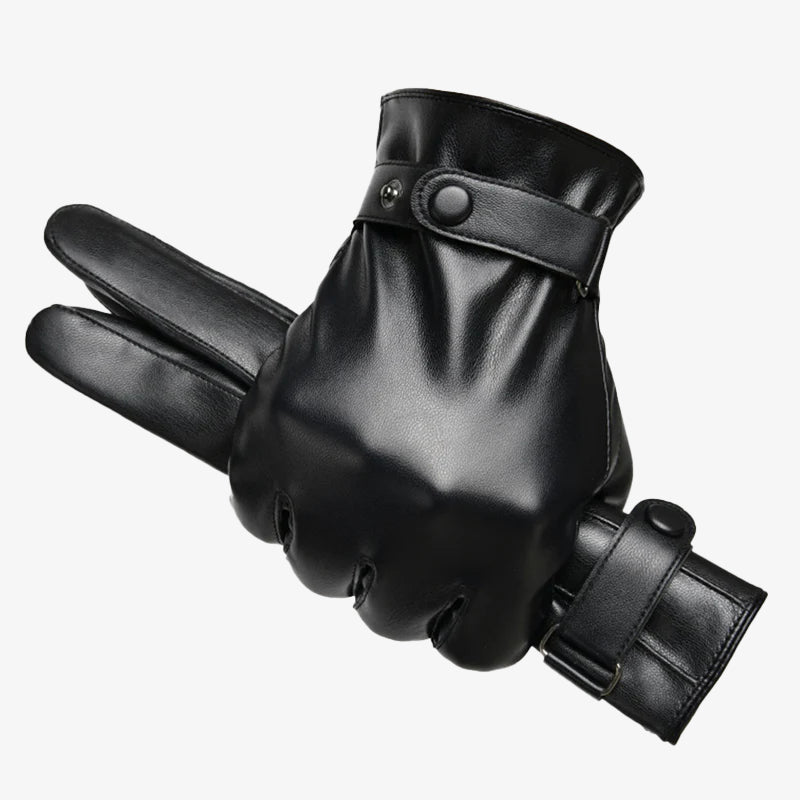 Daily PU Leather Thickened Driving Full Finger Glove 9888555729080