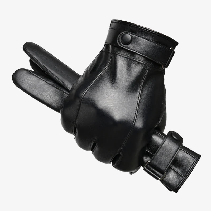 Daily PU Leather Thickened Driving Full Finger Glove 9888555729080