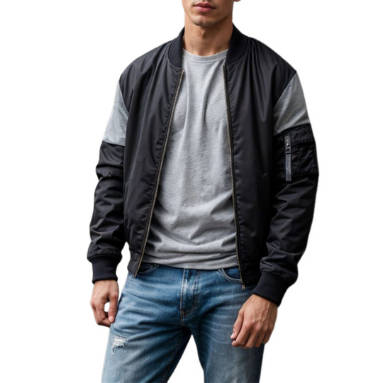 Men's Classic Casual Stand Collar Flight Jacket 9901326860472