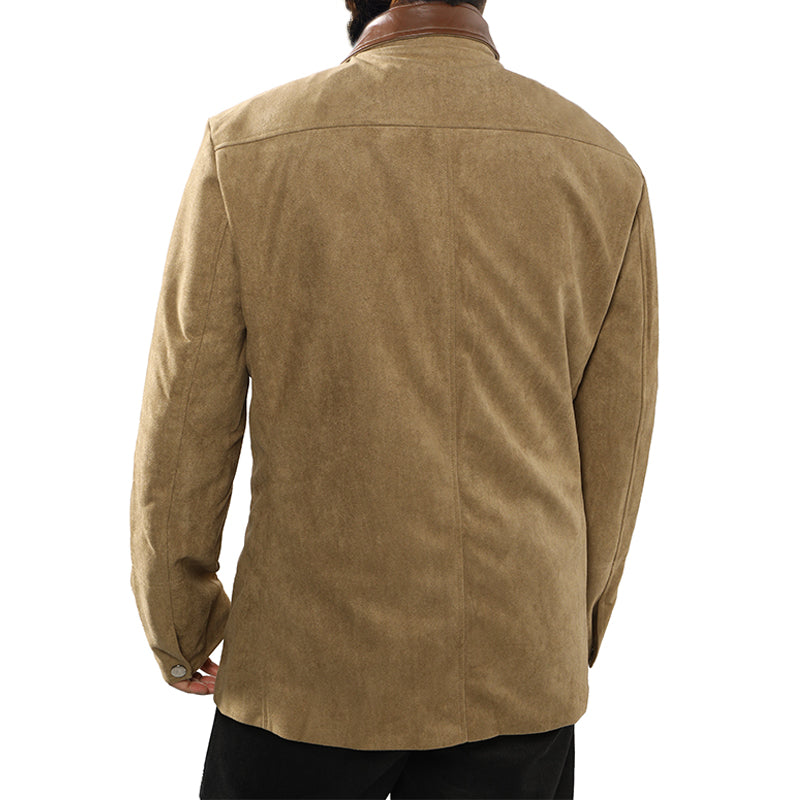 Men's Autumn Vintage Buckskin Jacket 9928622866616