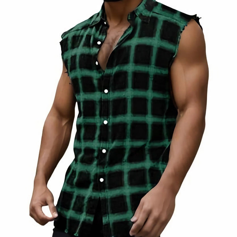 Men's Skin-friendly Breathable Retro Printed Vest 9929999876280