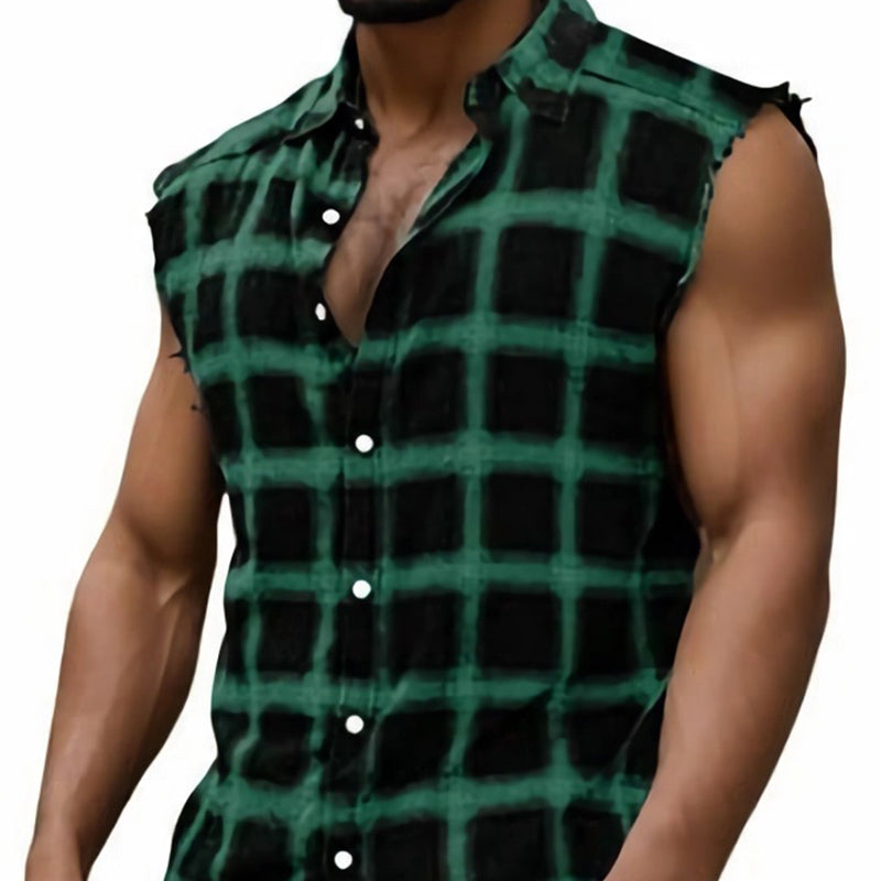 Men's Skin-friendly Breathable Retro Printed Vest 9929999876280