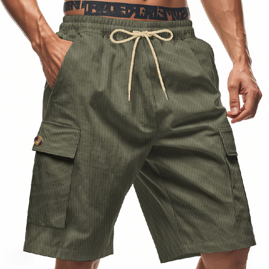 Men's Casual Striped Texture Casual Shorts 9949423239352