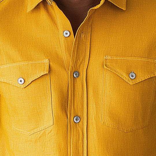 Men's Summer Fashion Comfortable Natural Cotton And Linen Long-Sleeved Shirt 9954874425528