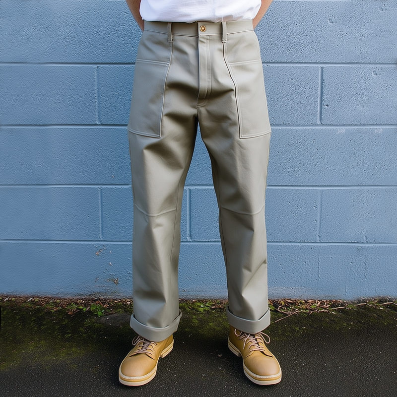 Men's Classic Retro Straight Cargo Pants DTT25070809
