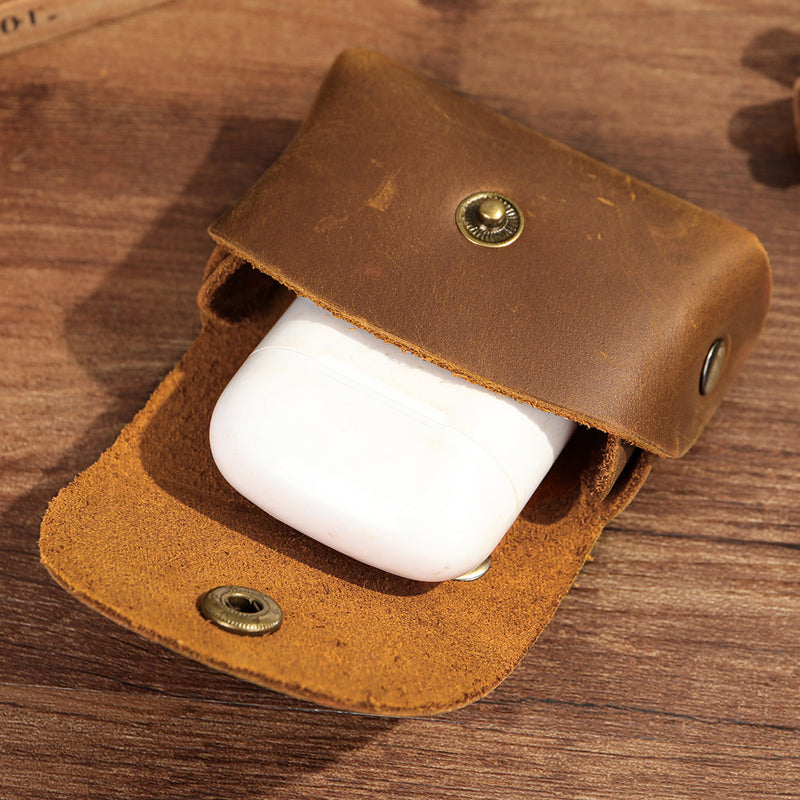 Men's Vintage Mini Headphone Bag Small Leather Goods 9890060763320