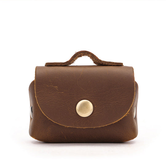 Men's Vintage Mini Headphone Bag Small Leather Goods 9890060763320