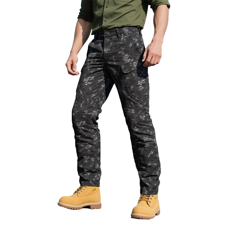 Men's Outdoor Camouflage Super Wear-Resistant Cargo Pants Dtt25081901