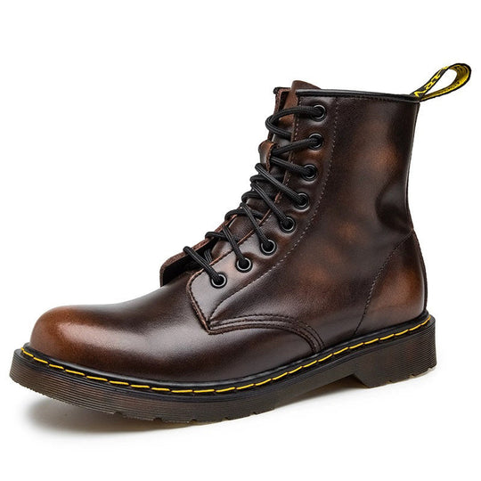 Men's Classic Leather Utility High-Top British Martin Boots 9891527033016