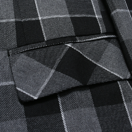 Men's Vintage Check Casual Blazer 9906104336568
