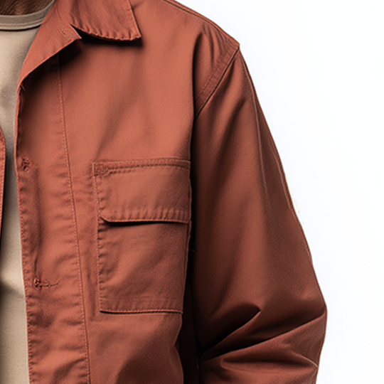 Men's Simple Solid Color Cotton Blend Jacket DTT25081107