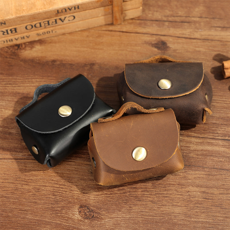 Men's Vintage Mini Headphone Bag Small Leather Goods 9890060763320