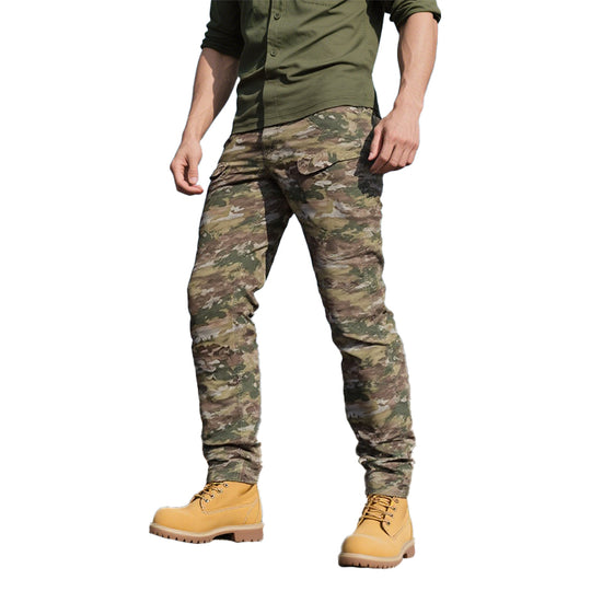 Men's Outdoor Camouflage Super Wear-Resistant Cargo Pants Dtt25081901