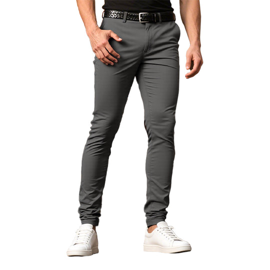 Men's Trousers Front Pocket Plain Comfort Breathable Casual Daily Holiday Fashion Basic Casual Pants Dtt555598008