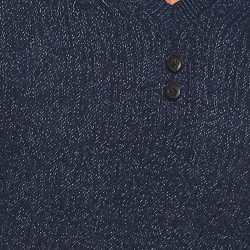 Men's Fashion Mixed Color Knitted Long Sleeve Sweater DTT25081813