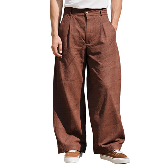 Men's Spring Fashion Casual Loose Cotton and Linen Pants Dtt358556856