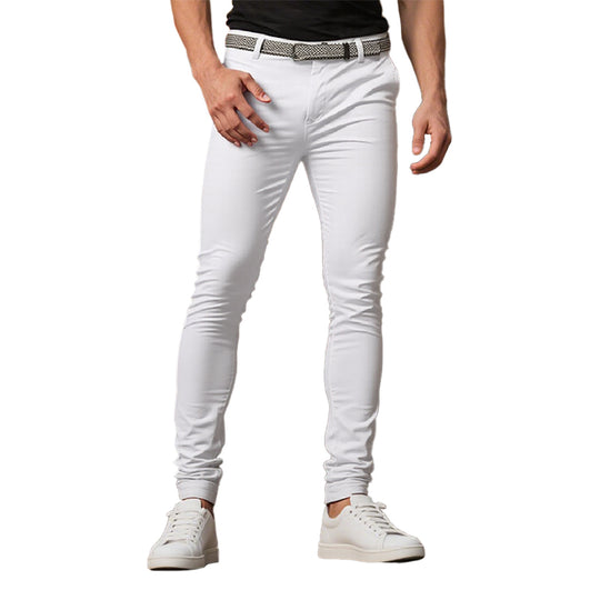 Men's Trousers Front Pocket Plain Comfort Breathable Casual Daily Holiday Fashion Basic Casual Pants Dtt555598008