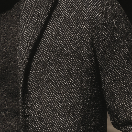 Men's Vintage Herringbone Cotton Blend Blazer DTT25081808
