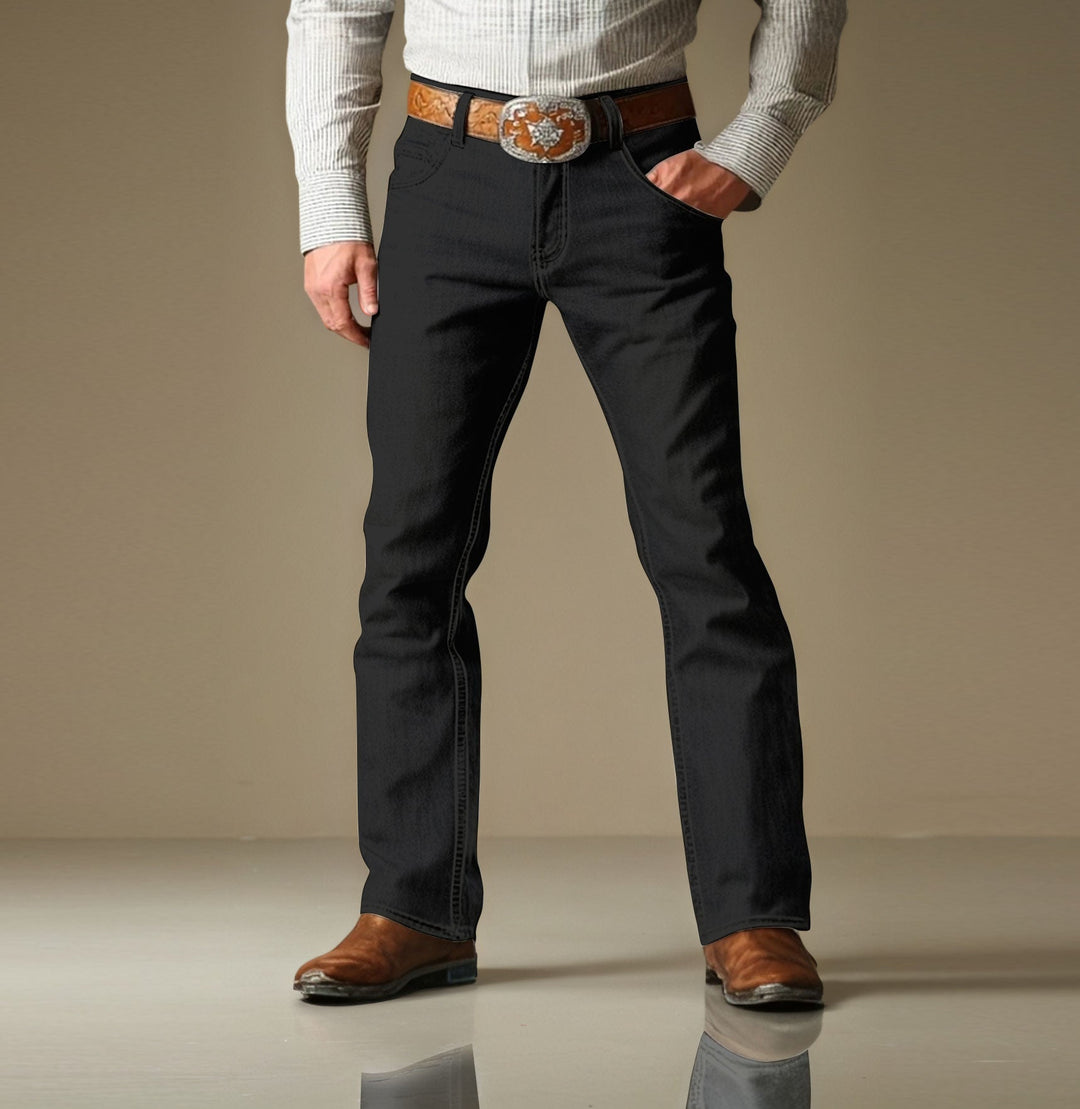Men's Side Pocket Straight Leg Solid Color Pants 9945639911608