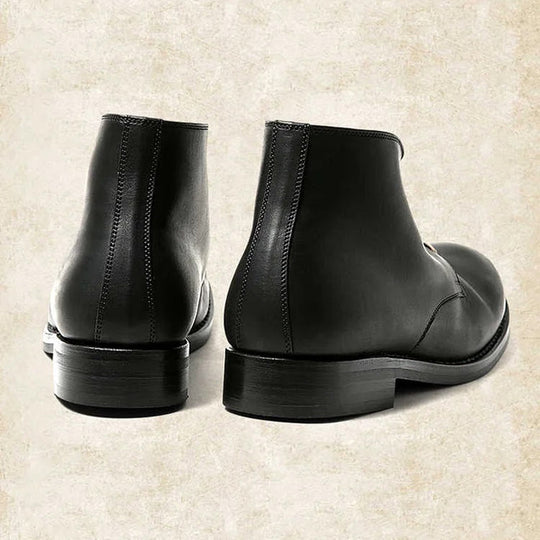 Men's Vintage Handmade Leather Lace Up Boots 9891526967480