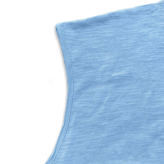 Men's Solid Color Round Neck Cotton Blend Sleeveless T-Shirt DTT25072509