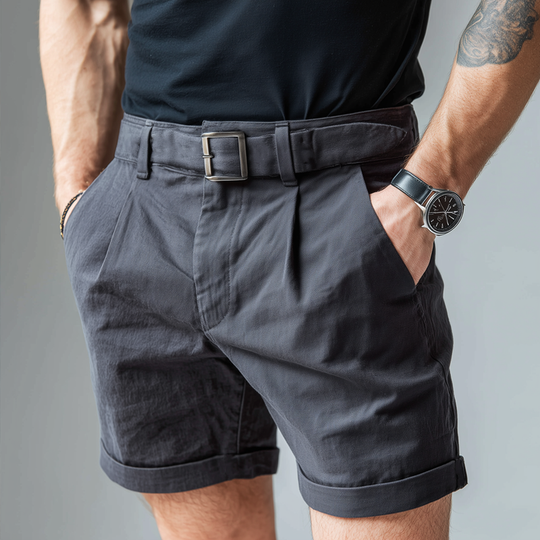 Men's Summer Basic Solid Color Shorts DTT25070812
