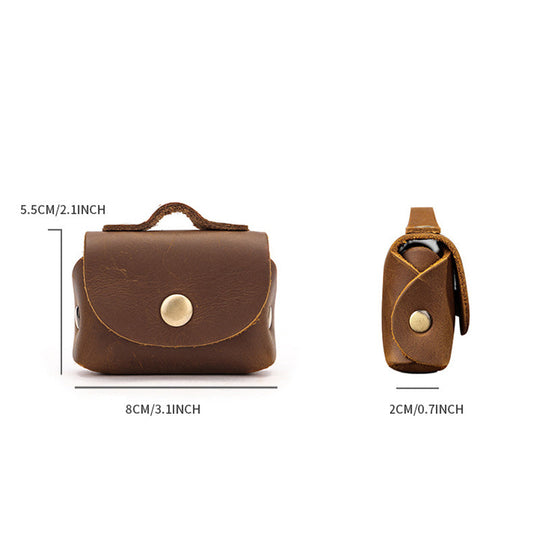 Men's Vintage Mini Headphone Bag Small Leather Goods 9890060763320