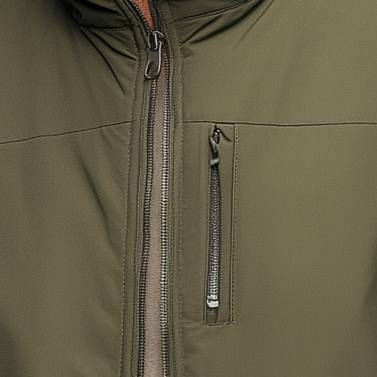 Men's Simple Solid Color Blended Double-head Zipper Vest DTT25081108