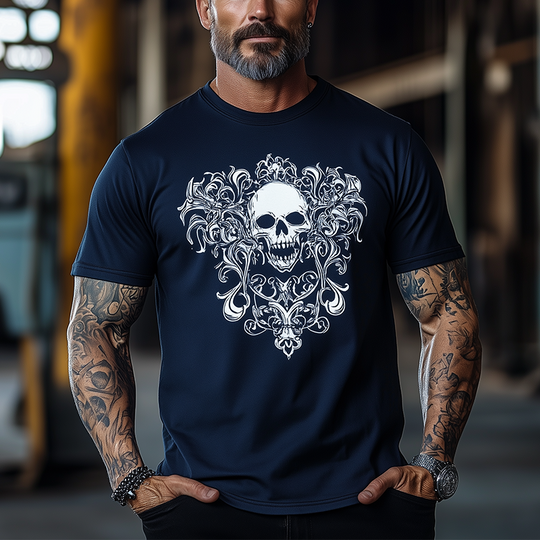 Men's Summer Fashion Cotton Blended Printed Short-Sleeved T-Shirt DTT25062709