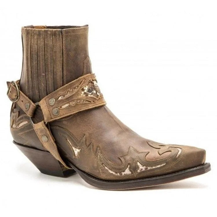 Stylish Men's Pointed Toe Knight Chelsea Boots 9891526705336