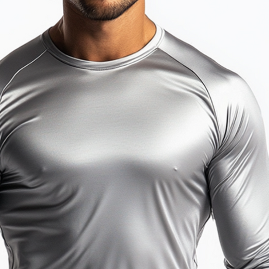 Men's Retro Casual Round Neck Slim Fit Long Sleeve T-Shirt 9893975589048