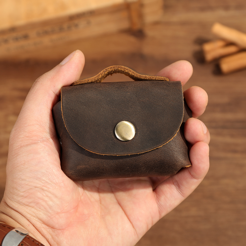Men's Vintage Mini Headphone Bag Small Leather Goods 9890060763320
