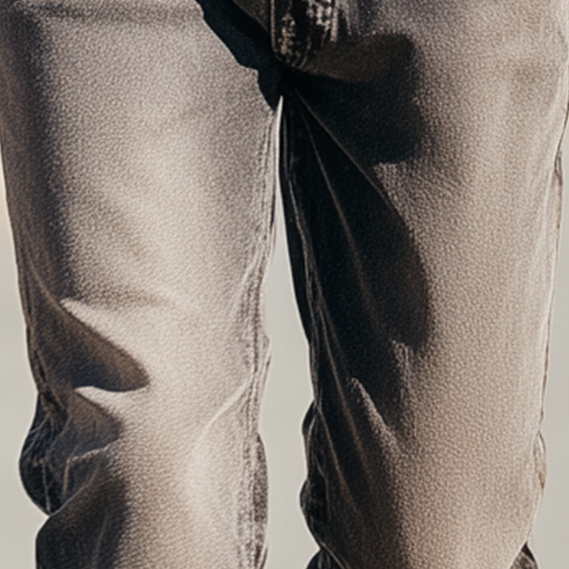 Men's Vintage Washed Denim Trousers DTT25082021