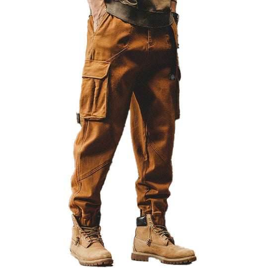Men's Vintage Workman's Multi-pocket Pants 9884519891128