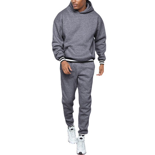 Men's Classic Casual Comfort Hooded Sweatshirt Cuffed Sweatpants 9901326631096