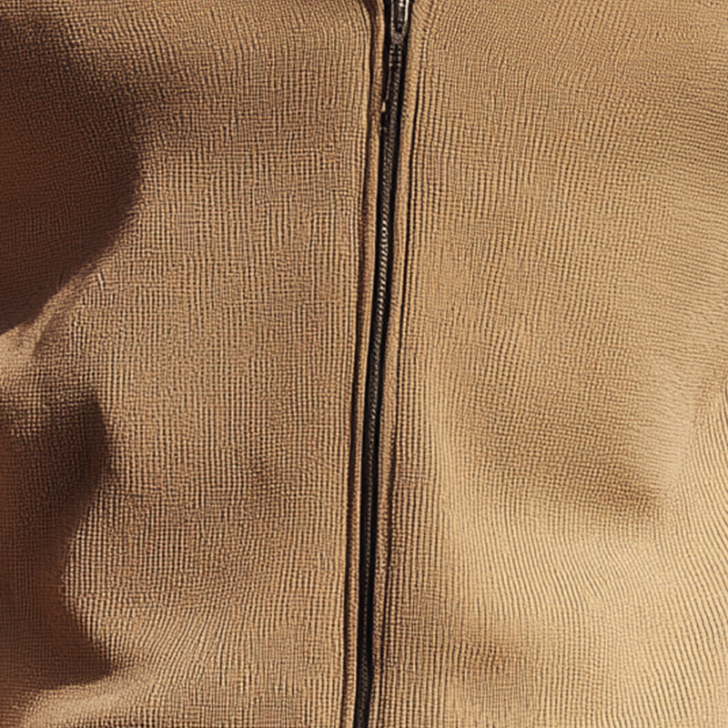 Men's Vintage Ribbed Textured Long Sleeve Jacket DTT25081408