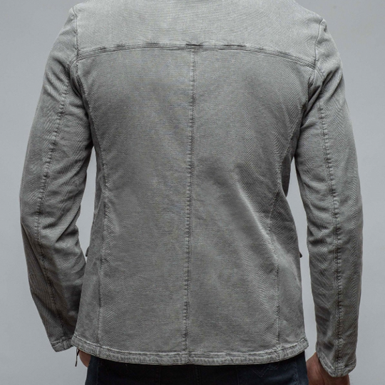 Men's Retro Casual Slim Fit Stand Collar Multi-Pocket Jacket 9901327024312