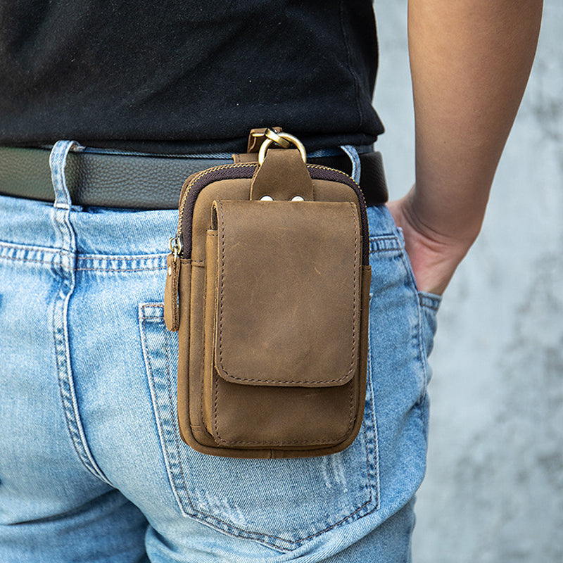 Men's Multifunctional Leather Waist Bag 9890061091000