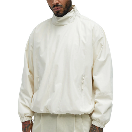 Men's Lightweight Casual High Collar Pullover Three-proof Fabric Jacket 9906105843896