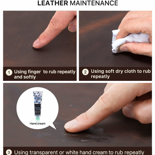Men's Portable Handmade Top Layer Cowhide Magnetic Buckle Glasses Storage Bag 9901318635704