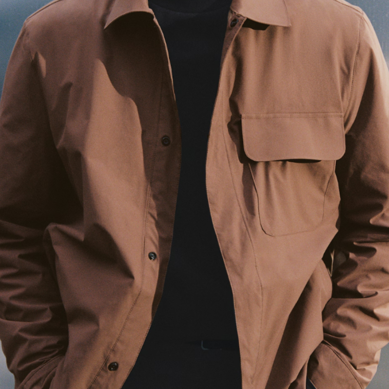 Men's Retro Lapel Button Thin Jacket 9899720376504