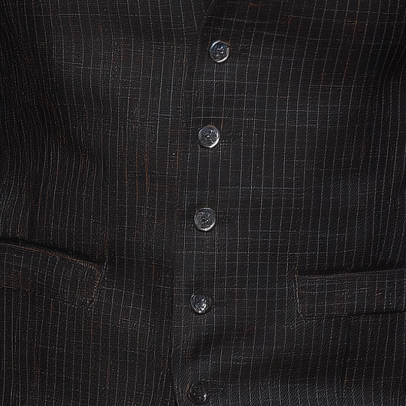 Men's Stylish And Elegant Small Check Suit Vest DTT25090412