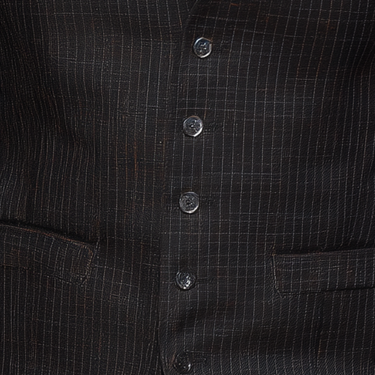 Men's Stylish And Elegant Small Check Suit Vest DTT25090412