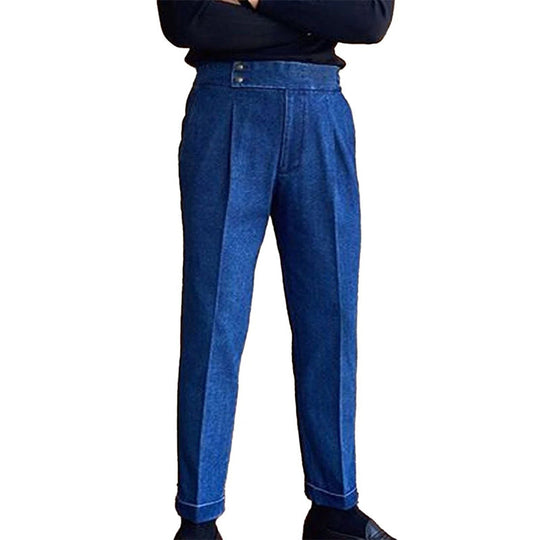 Men's Double Pocket Blue Jeans 9888735592632