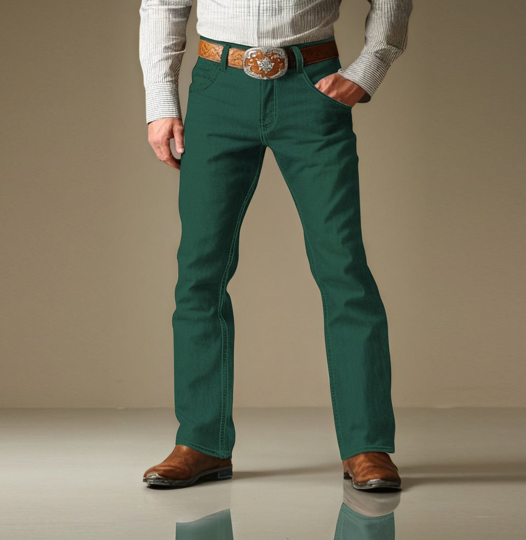 Men's Side Pocket Straight Leg Solid Color Pants 9945639911608