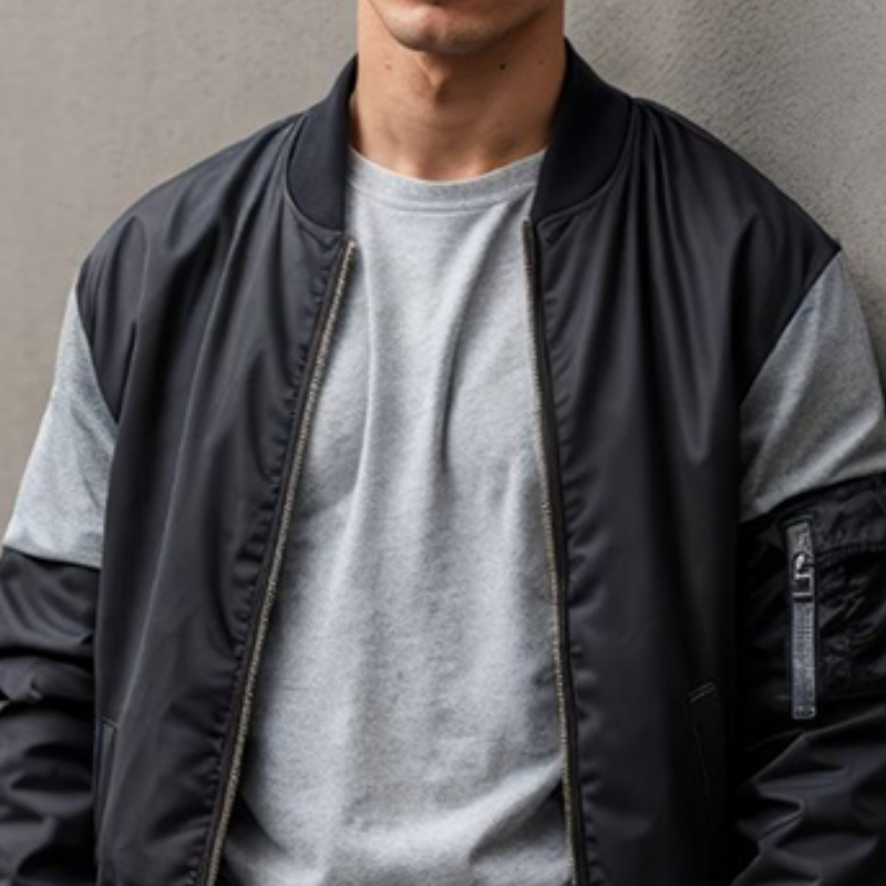 Men's Classic Casual Stand Collar Flight Jacket 9901326860472