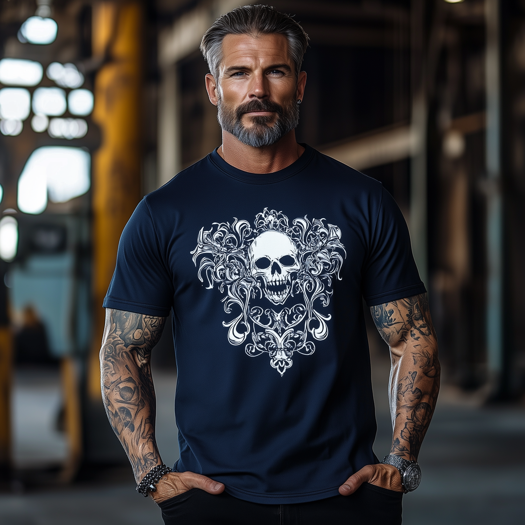 Men's Summer Fashion Cotton Blended Printed Short-Sleeved T-Shirt DTT25062709